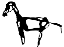 Horse silhouette